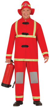 Déguisement Pompier Rouge / Costume Pompier Rouge / La Maison Du Déguisement